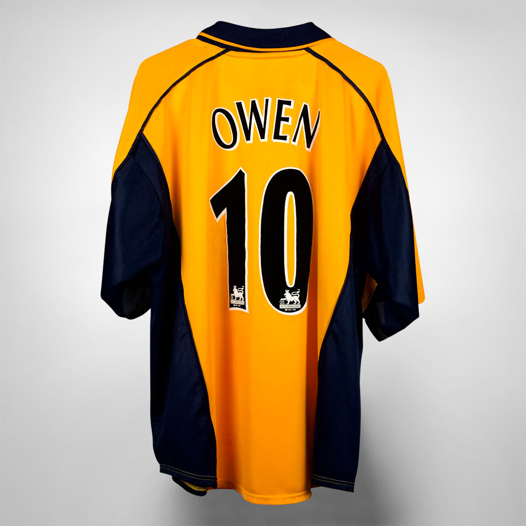 2000-2002 Liverpool Reebok Away Shirt #10 Michael Owen