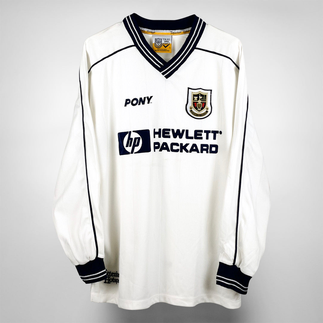 1997-1999 Tottenham Hotspur Long Sleeve Pony Home Shirt