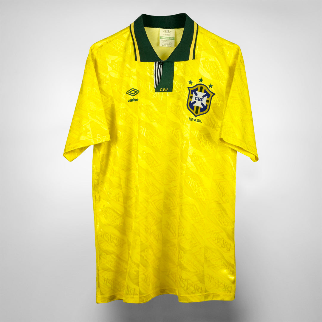 1991-1993 Brazil Umbro Home Shirt