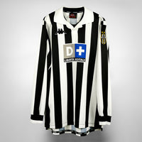 1998-1999 Juventus Kappa Long Sleeve Home Shirt