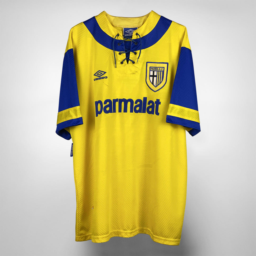 1993-1995 Parma Umbro Away Shirt #5 Luigi Apolloni