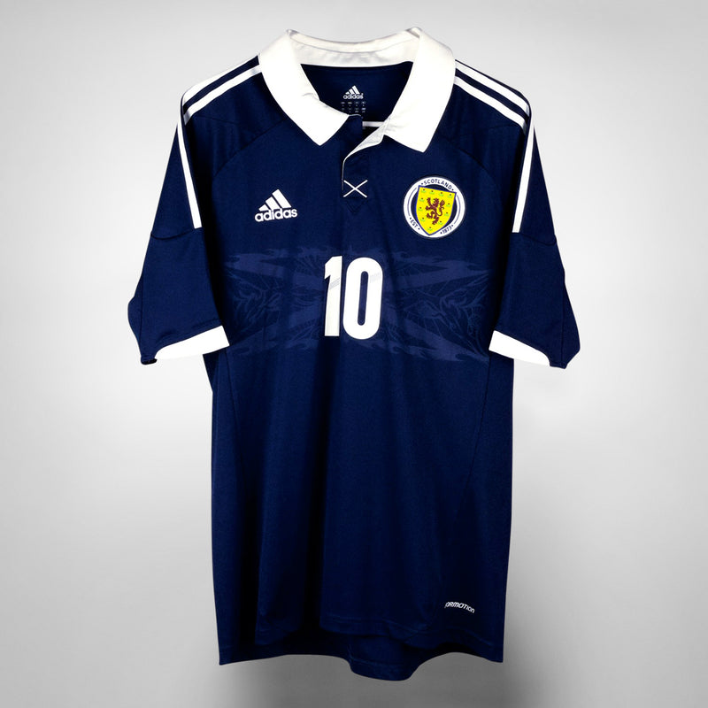 2012-2014 Scotland Adidas Home Shirt #10 Robert Snodgrass