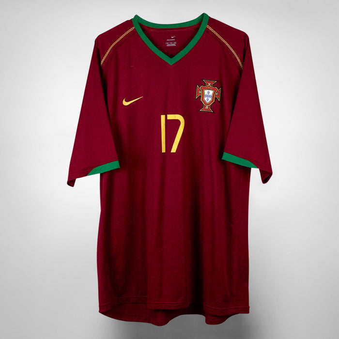 2006-2008 Portugal Nike Home Shirt #17 C Ronaldo