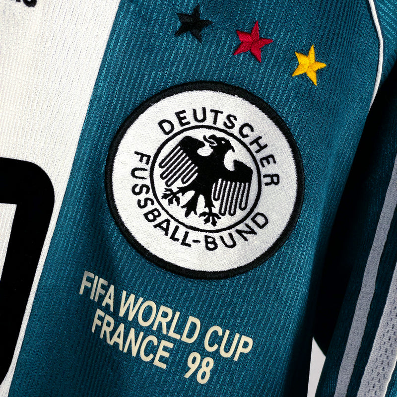 1998-2000 Germany Adidas Away Shirt #20 Oliver Bierhoff