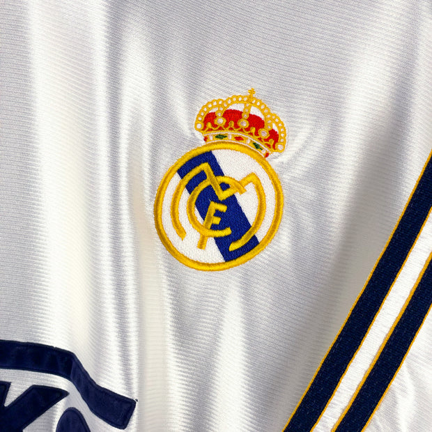 Real Madrid Home 1998-2000 Football Shirt Soccer Jersey Retro Vintage