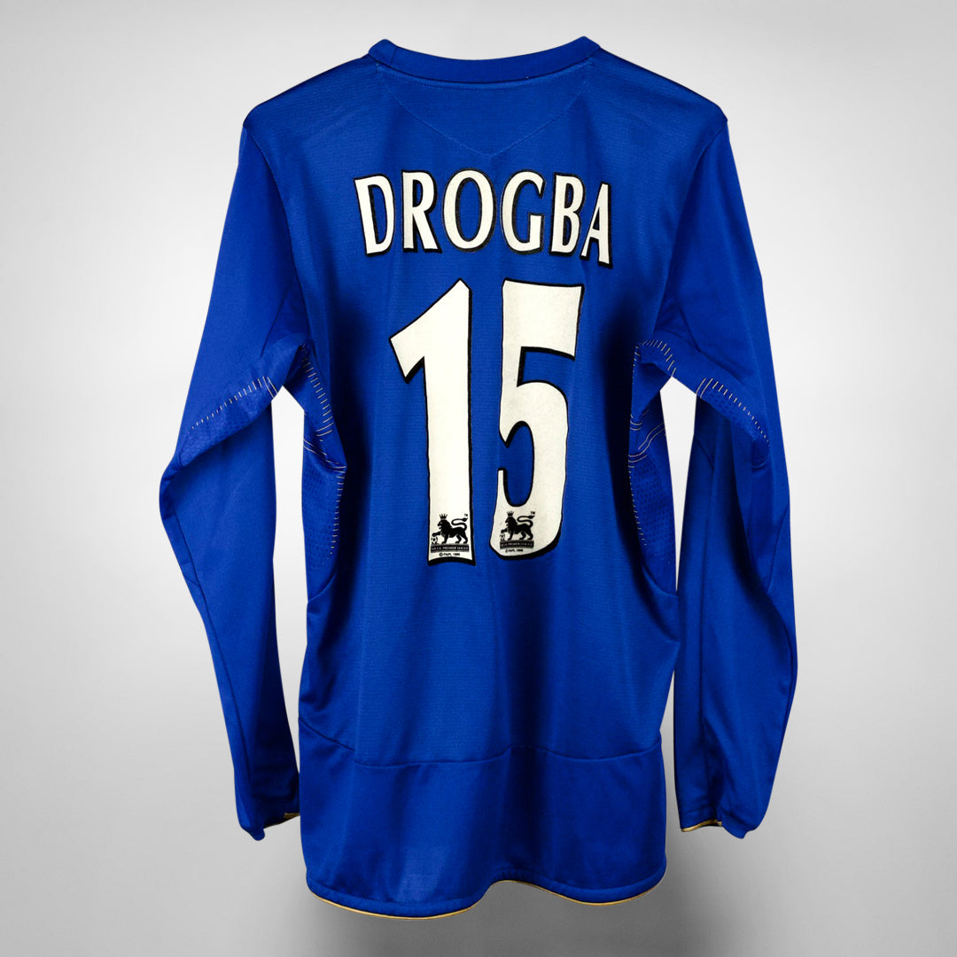 2005-2007 Chelsea Umbro Home Shirt #15 Didier Drogba