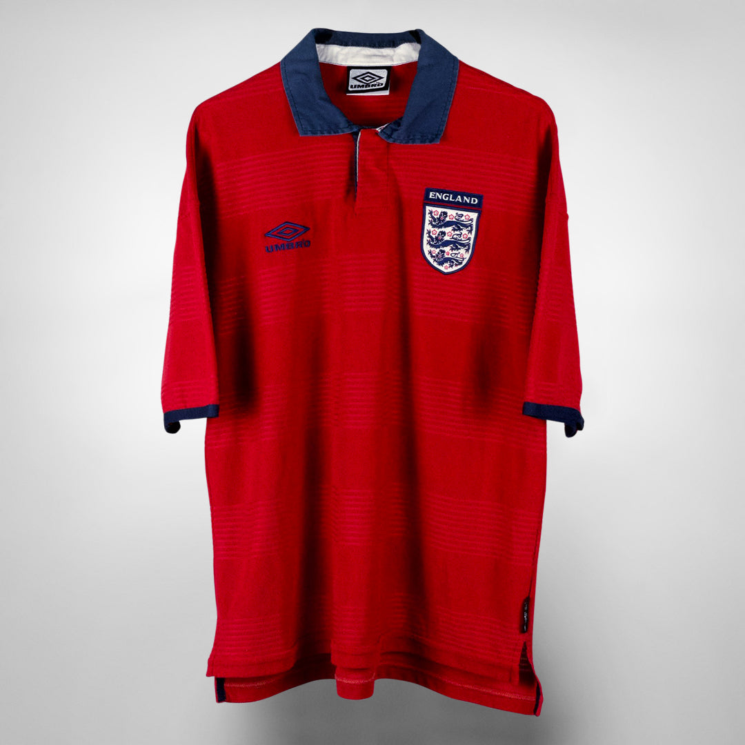 19992001 England Umbro Away Shirt Classic Football Shirts Vintage