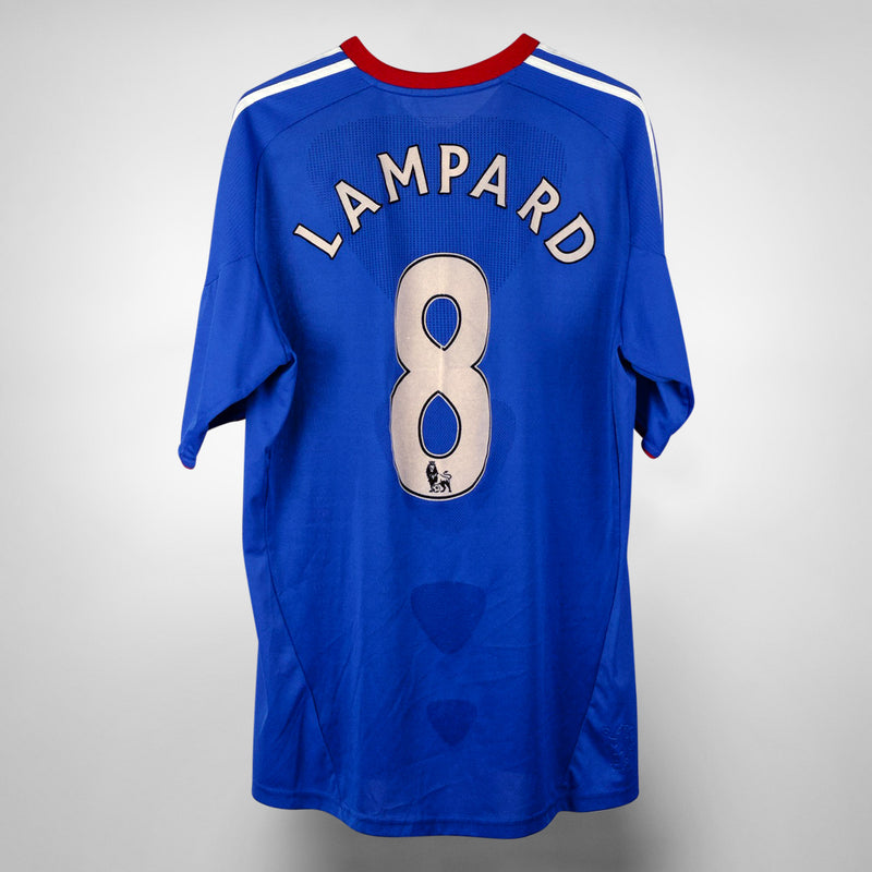 2010-2011 Chelsea Adidas Home Shirt #8 Frank Lampard