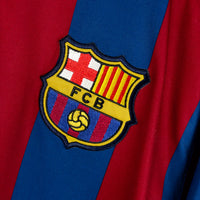 2005-2006 FC Barcelona Nike Long Sleeve Home Shirt #10 Ronaldinho