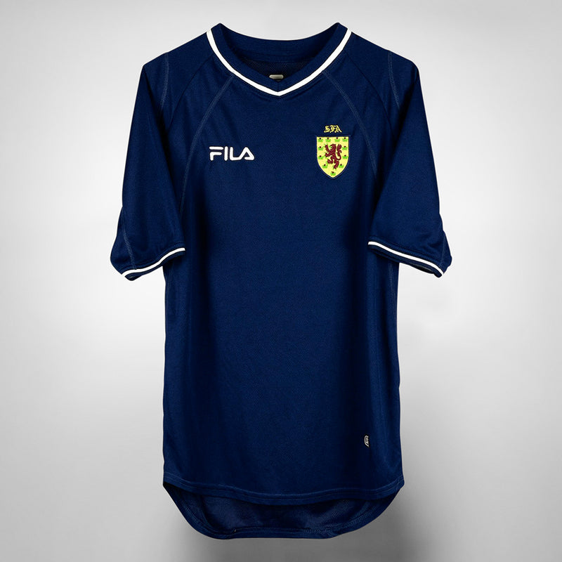 2000-2002 Scotland Fila Home Shirt
