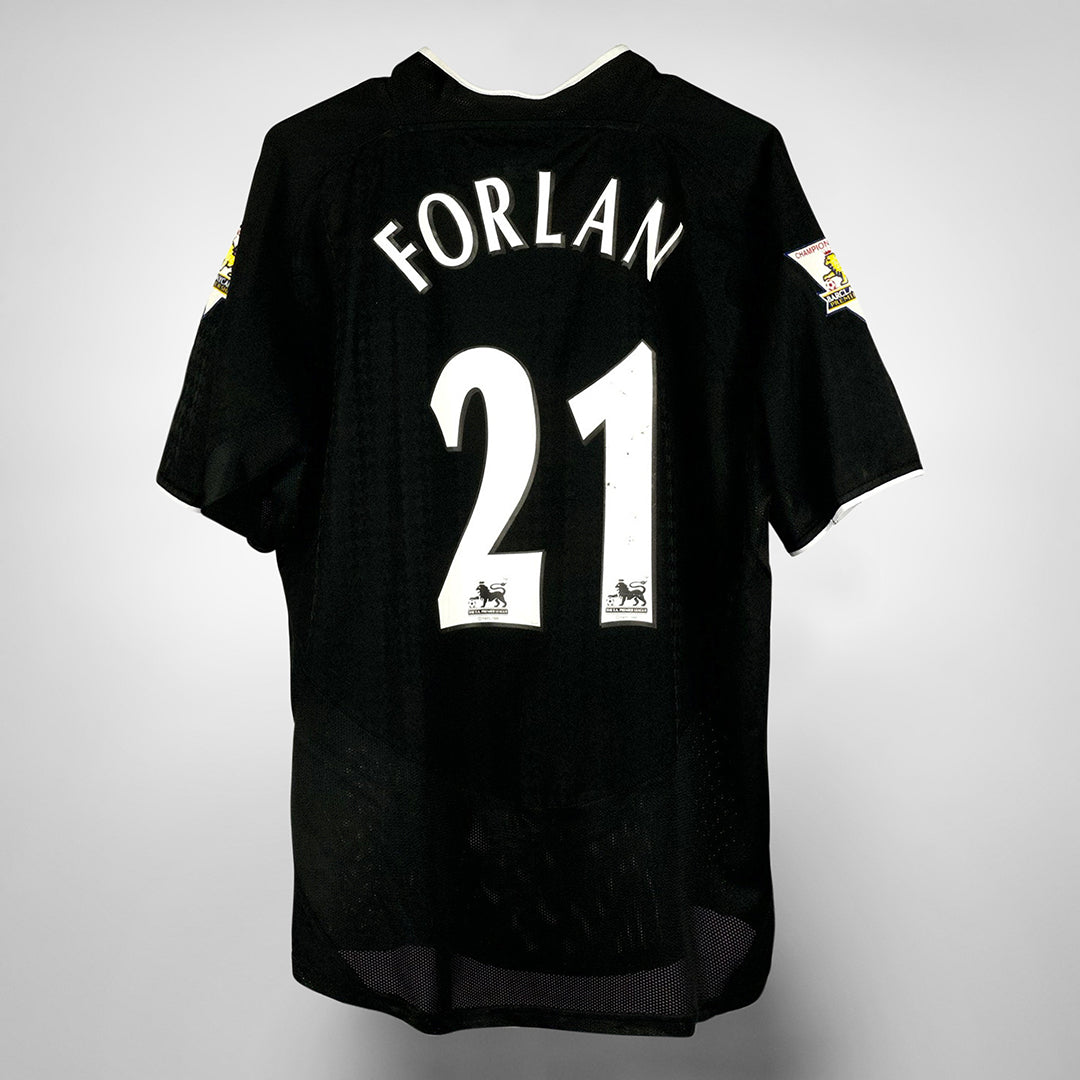 2003-2005 Manchester United Nike Away Shirt #21 Diego Forlan
