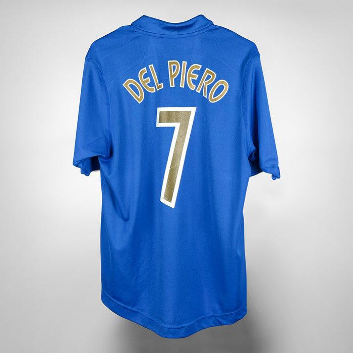 2003-2004 Italy Puma Home Shirt #7 Alessandro Del Piero