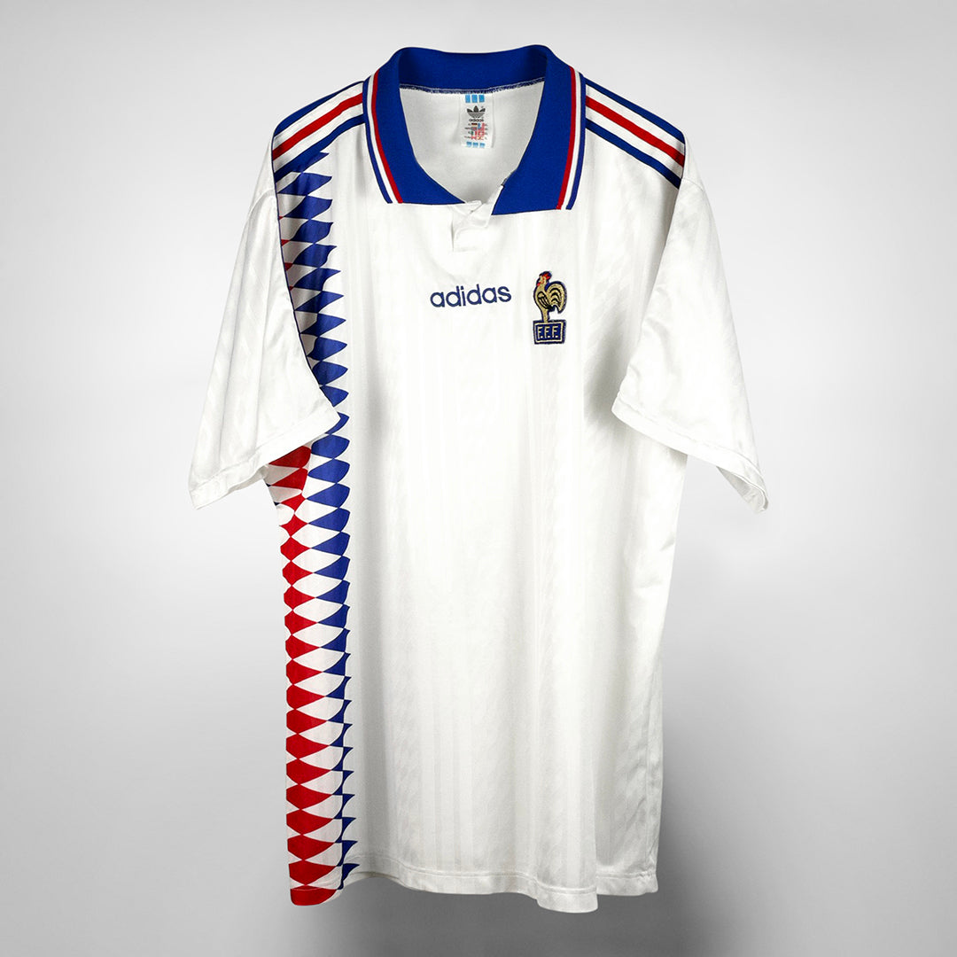 1994-1996 France Adidas Away Shirt