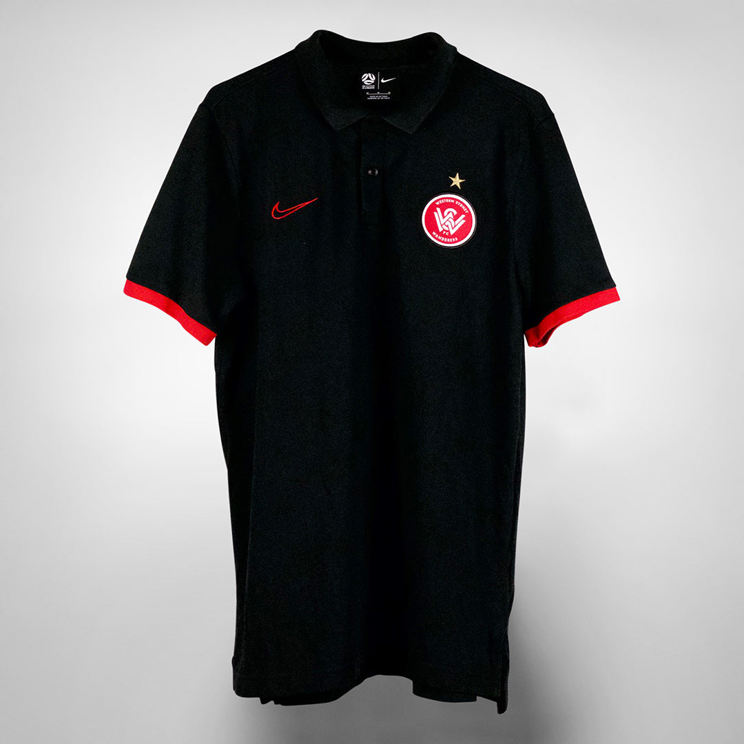2018 Western Sydney Wanderers Nike Polo Shirt Classic Football Shirts Vintage Football Shirts Rare Soccer Shirts Worldwide Delivery 90 s Football Shirts Manchester United Arsenal Juventus Barcelona