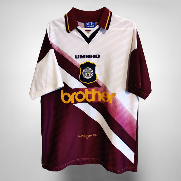 1996-1997 Manchester City Umbro Away Shirt - Marketplace