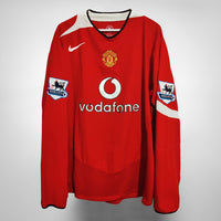 2004-2006 Manchester United Nike Long Sleeve Home Shirt #7 Cristiano Ronaldo - Marketplace