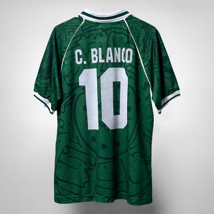 1999 Mexico Garcis Home Shirt #10 Cuauhtemoc Blanco