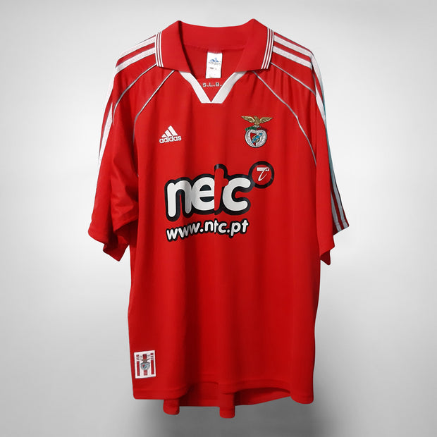 2000-2001 Benfica Adidas Home Shirt