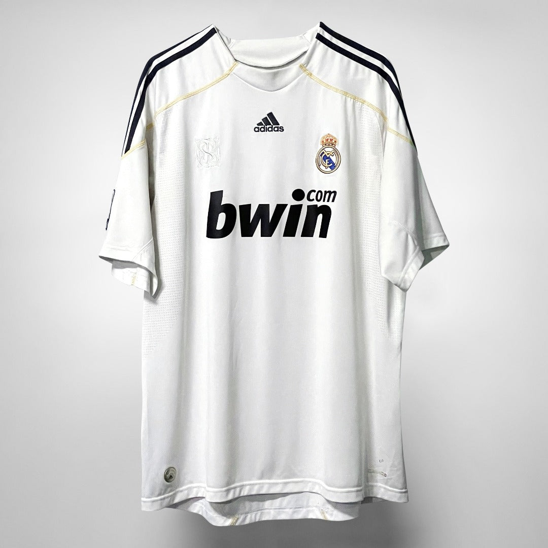2009-2010 Real Madrid Adidas Home Shirt #9 Cristiano Ronaldo