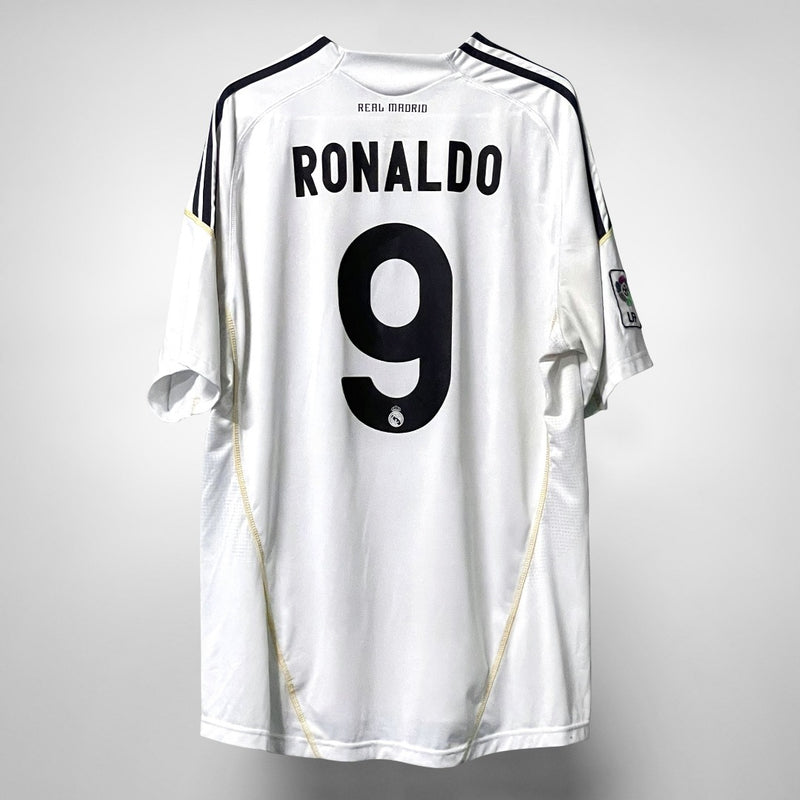 2009-2010 Real Madrid Adidas Home Shirt #9 Cristiano Ronaldo