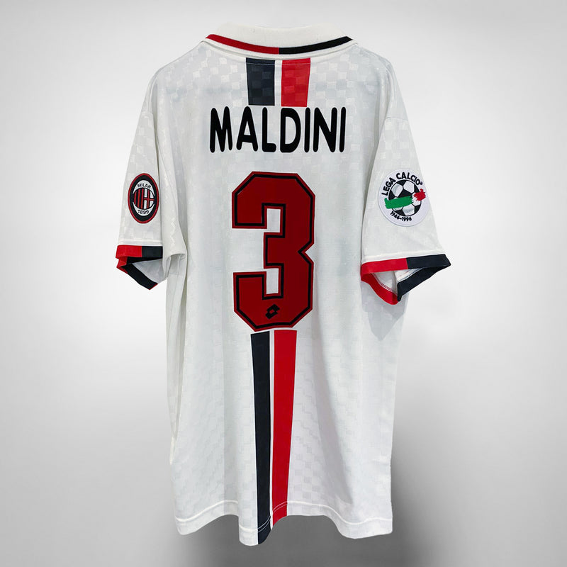 1995-1997 AC Milan Lotto Away Shirt #3 Paolo Maldini  - Marketplace