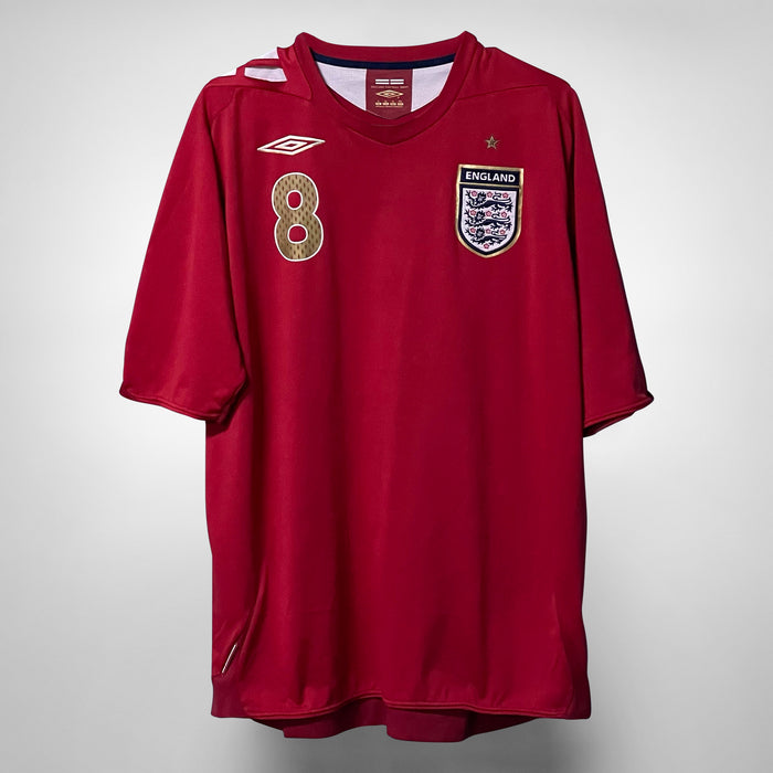 2006-2008 England Umbro Away Shirt #8 Frank Lampard