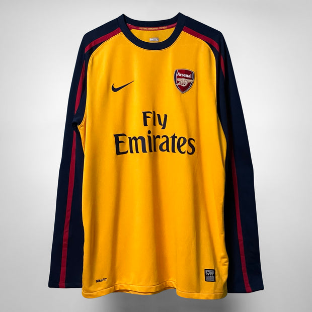 2008-2009 Arsenal Nike Away Long Sleeve Shirt