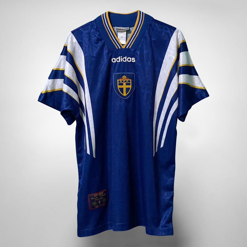 1995-1997 Sweden Adidas Away Shirt