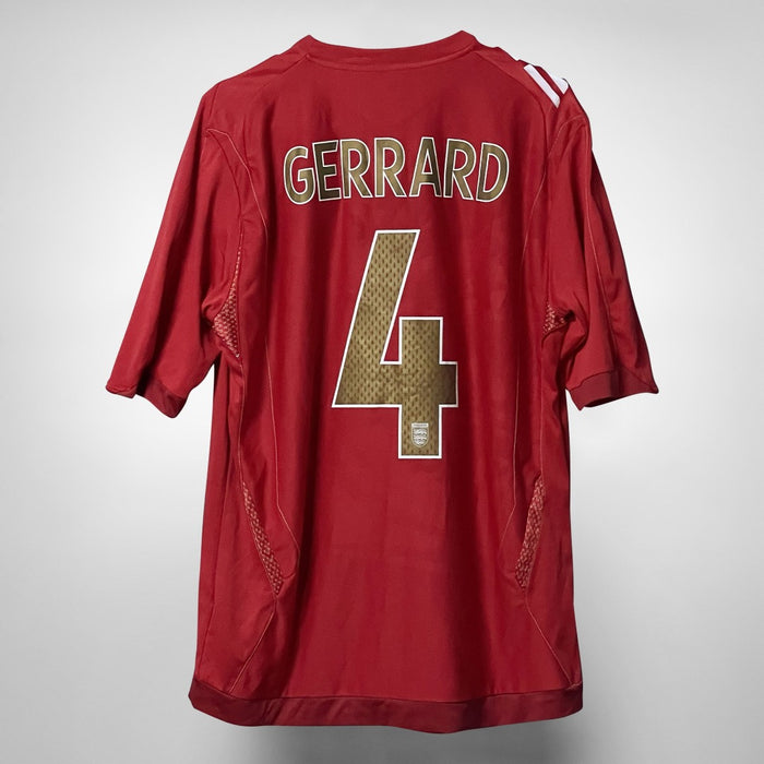 2006-2008 England Umbro Away Shirt #4 Steven Gerrard