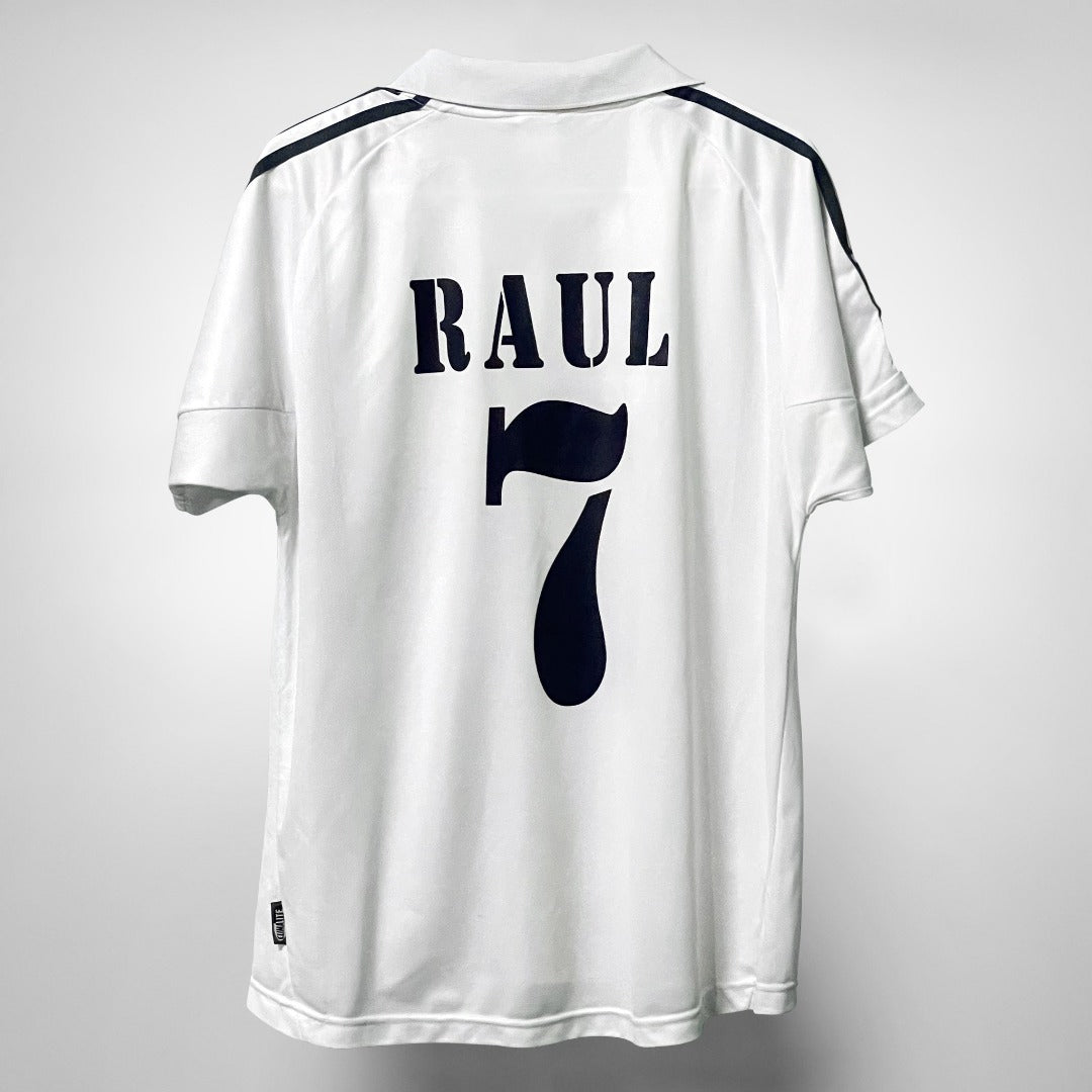 【めっちゃ変わる】 2000-2001 Real Madrid Adidas Home Shirt #7 Raul | Classic ウェア