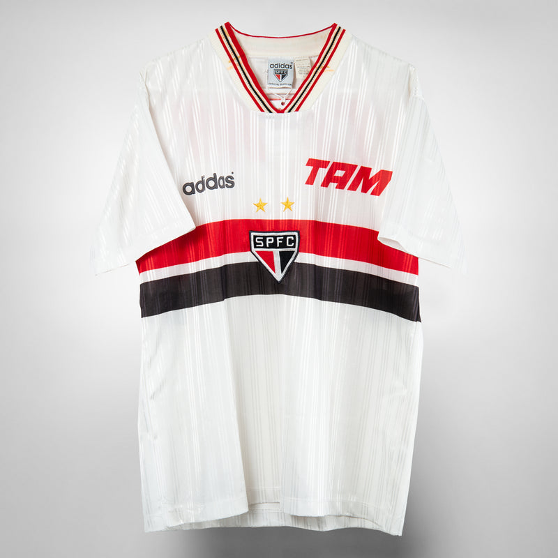 1995-1996 Sao Paulo Adidas Home Shirt