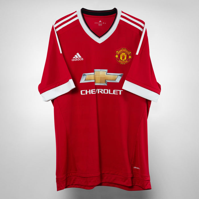 2015-2016 Manchester United Adidas Home Shirt