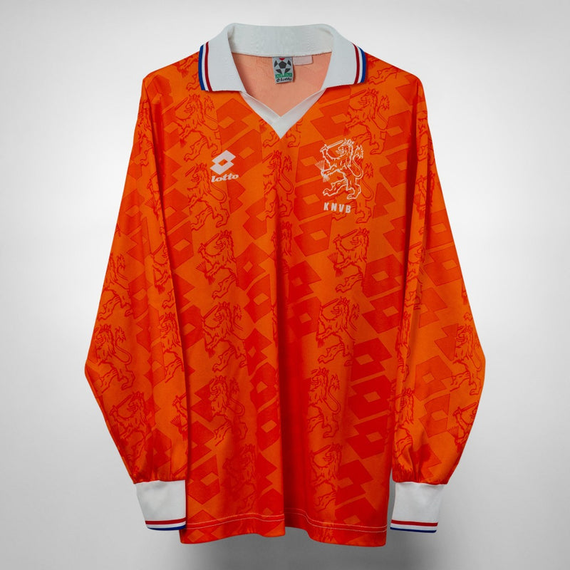 1992-1993 Netherlands Lotto Home Shirt Longsleeve