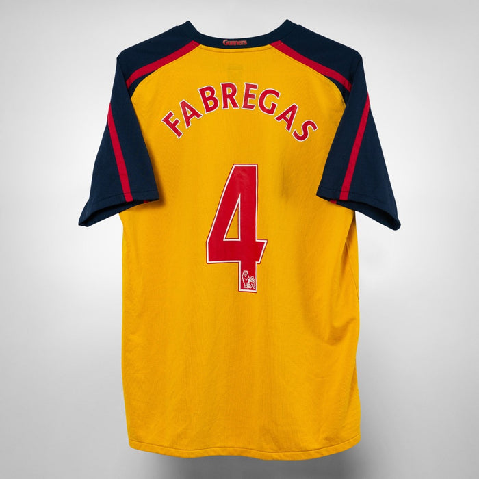 2008-2009 Arsenal Nike Away Shirt #4 Cesc Fabregas