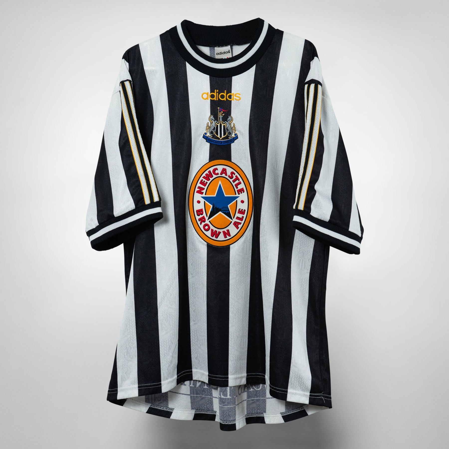 1997-1999 Newcastle United Adidas Home Shirt #9 Alan Shearer