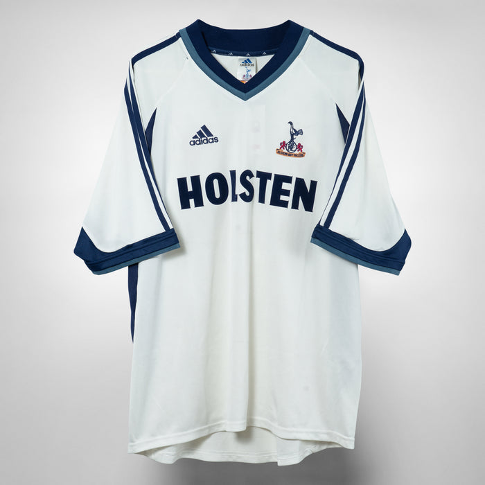 2001-2002 Tottenham Hotspur Adidas Home Shirt #7 Darren Anderton