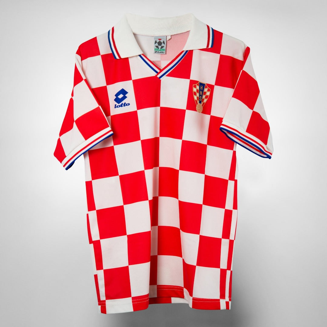 1992 1995 Croatia Lotto Home Shirt
