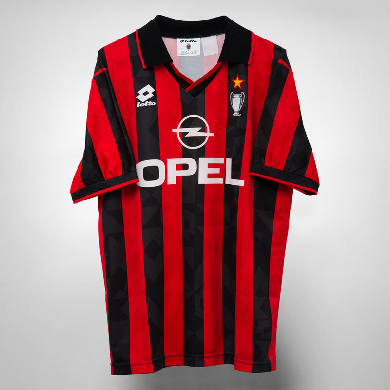 1994-1995 AC Milan Lotto Home Shirt Trophy Patch
