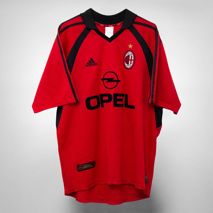 2001-2002 AC Milan Adidas Third Shirt #10 Rui Costa