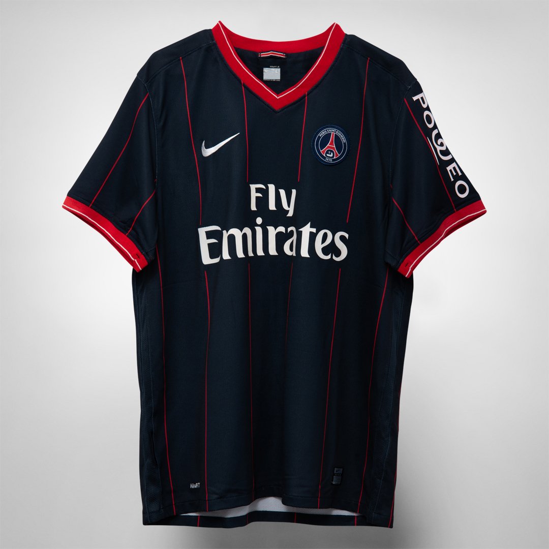 2009 2010 Paris Saint Germain PSG Nike Home Shirt 7 Ludovic Giuly