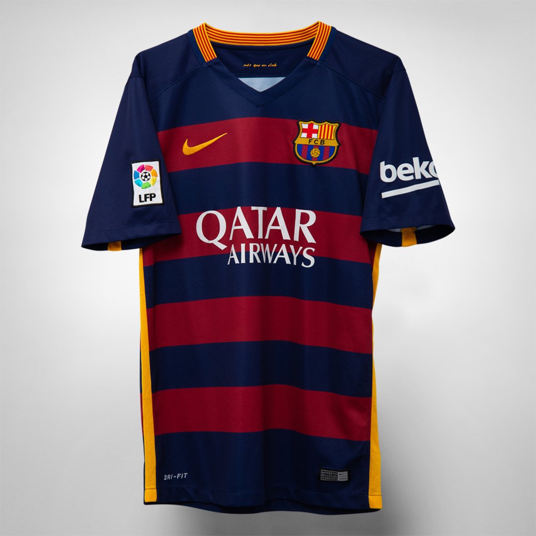 2015-2016 FC Barcelona Nike Home Shirt #10 Lionel Messi