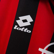 1997-1998 AC Milan Lotto Long Sleeve Home Shirt
