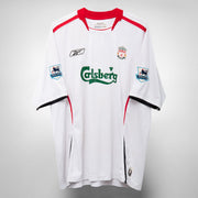 2005-2006 Liverpool Reebok Away Shirt #8 Steven Gerrard