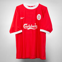 1998-2000 Liverpool Reebok Home Shirt #15 Patrik Berger