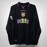 2000-2001 Aston Villa Diadora Away Shirt #14 David Ginola