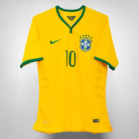 2013-2014 Brazil Nike Home Shirt #10 Neymar