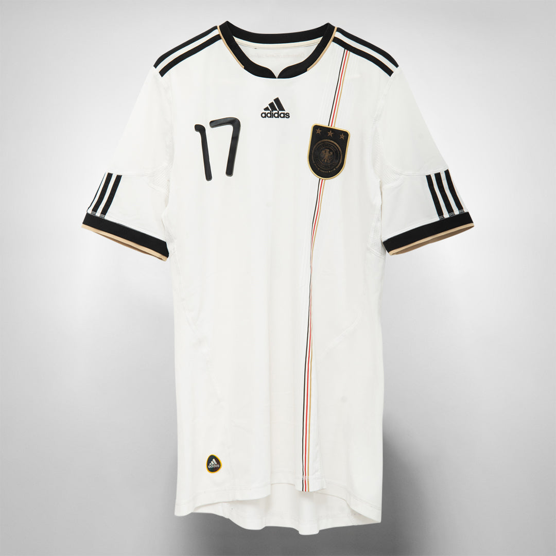 2010-2011 Germany Adidas Home Shirt #17 Per Mertesacker