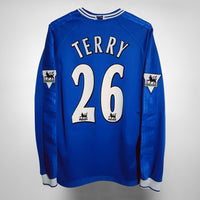 1999-2000 Chelsea Umbro Long Sleeve Home Shirt #26 Terry - Marketplace
