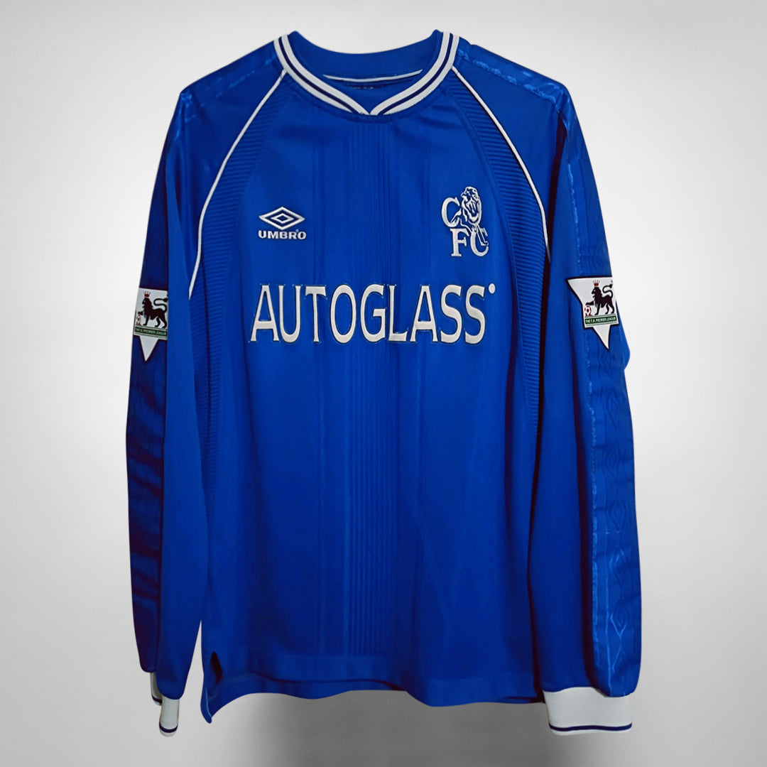 1999 2000 Chelsea Umbro Long Sleeve Home Shirt 26 Terry Marketplace