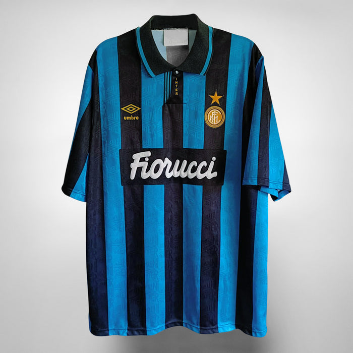 1992-1993 Inter Milan Umbro Home Shirt - Marketplace